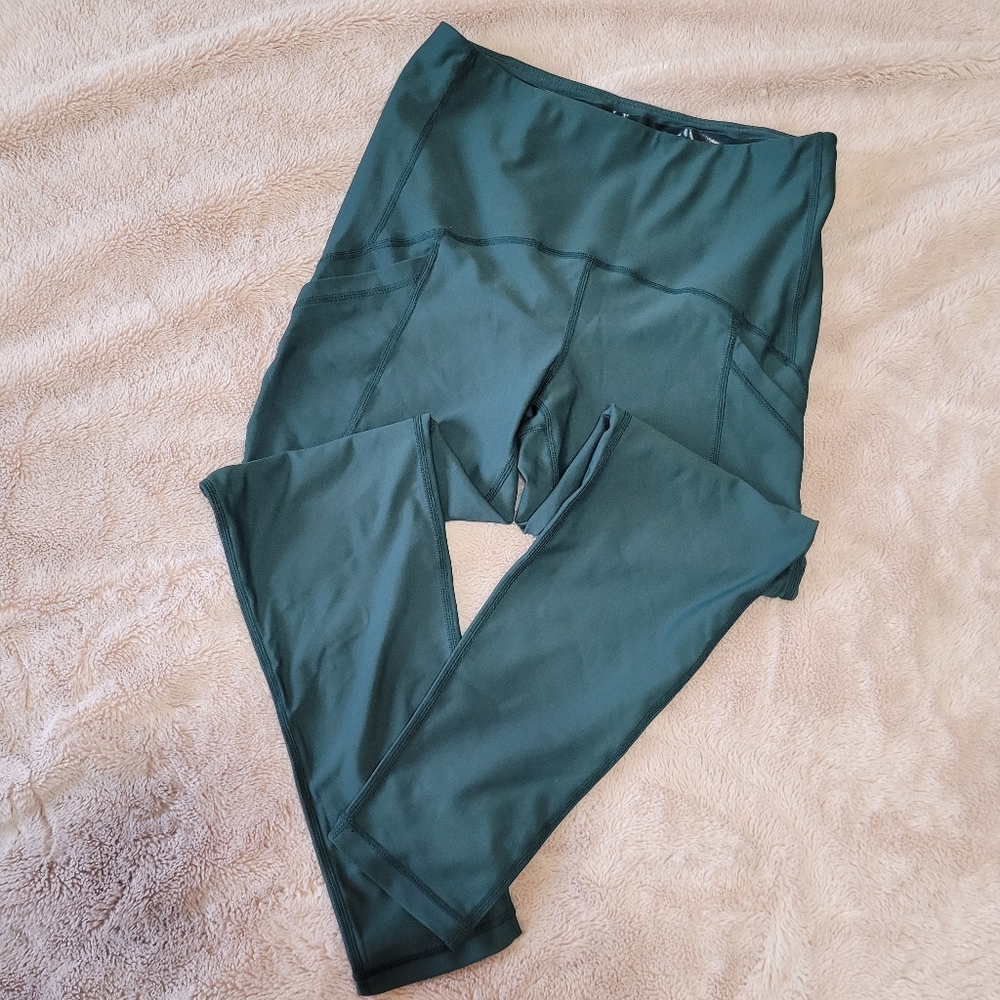 ARRO Athletics Up-Tight Legging Emerald Green petite inseam 24"